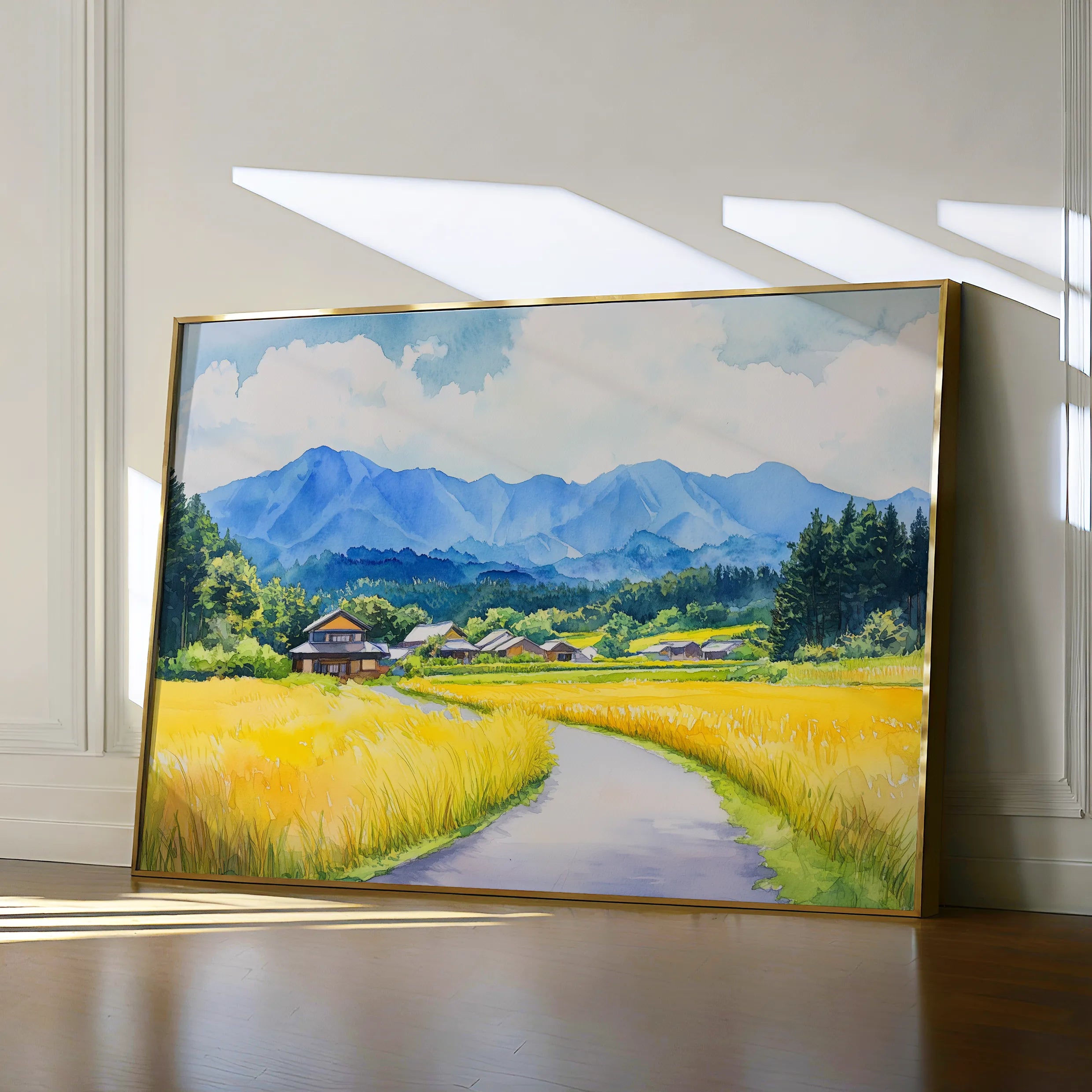 Landscape 293 Canvas Art 60 x 40 cm / Black