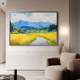 Landscape 293 Canvas Art 60 x 40 cm / Black