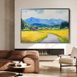 Landscape 293 Canvas Art 60 x 40 cm / Black