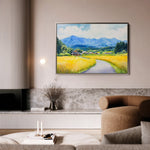 Landscape 293 Canvas Art 60 x 40 cm / Black