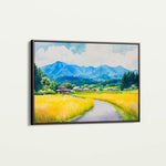 Landscape 293 Canvas Art 60 x 40 cm / Black
