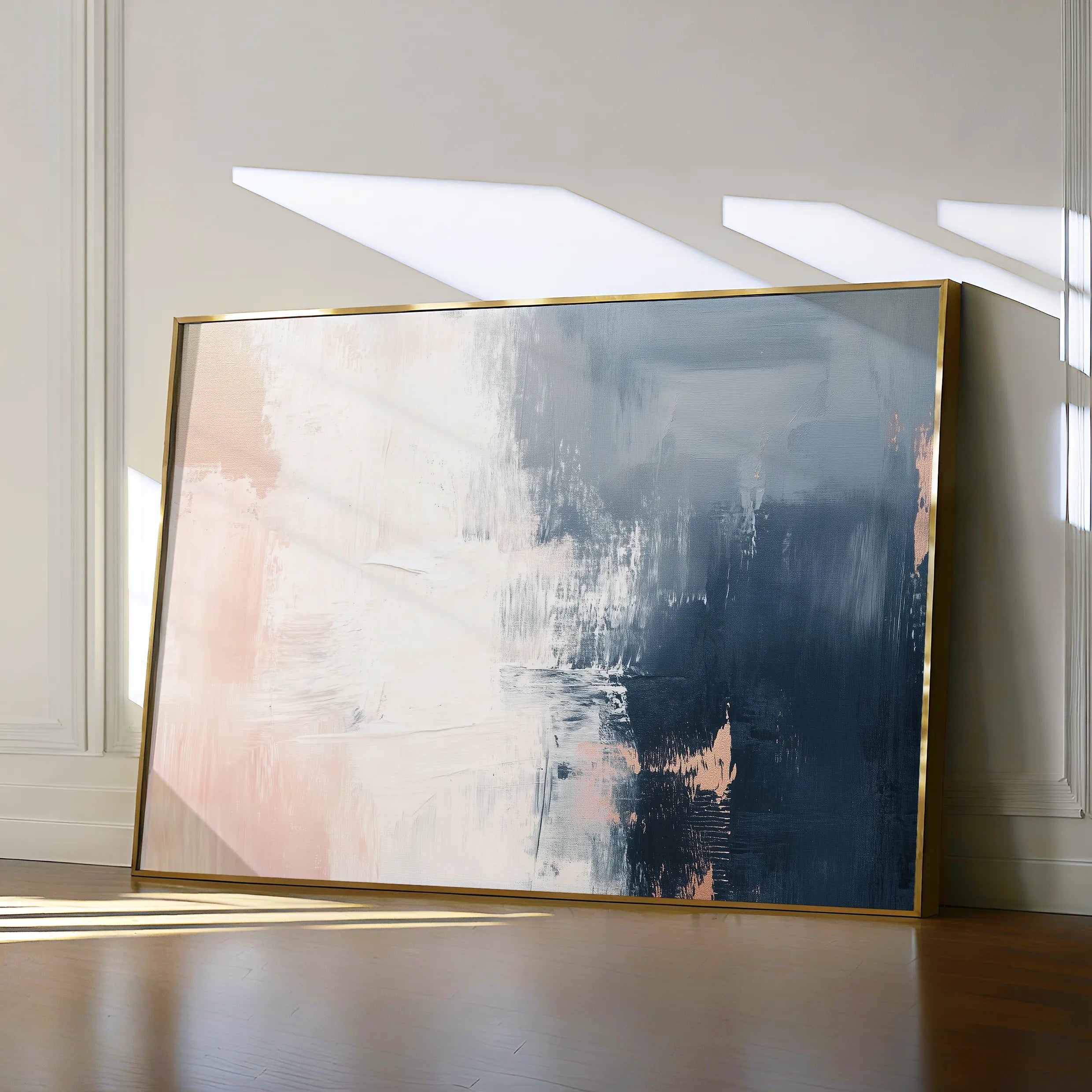 Abstract 294 Canvas Art 60 x 40 cm / Black