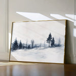 Landscape 294 Canvas Art 60 x 40 cm / Black
