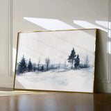 Landscape 294 Canvas Art 60 x 40 cm / Black