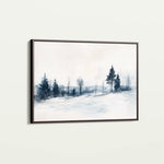 Landscape 294 Canvas Art 60 x 40 cm / Black