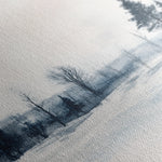 Landscape 294 Canvas Art 60 x 40 cm / Black