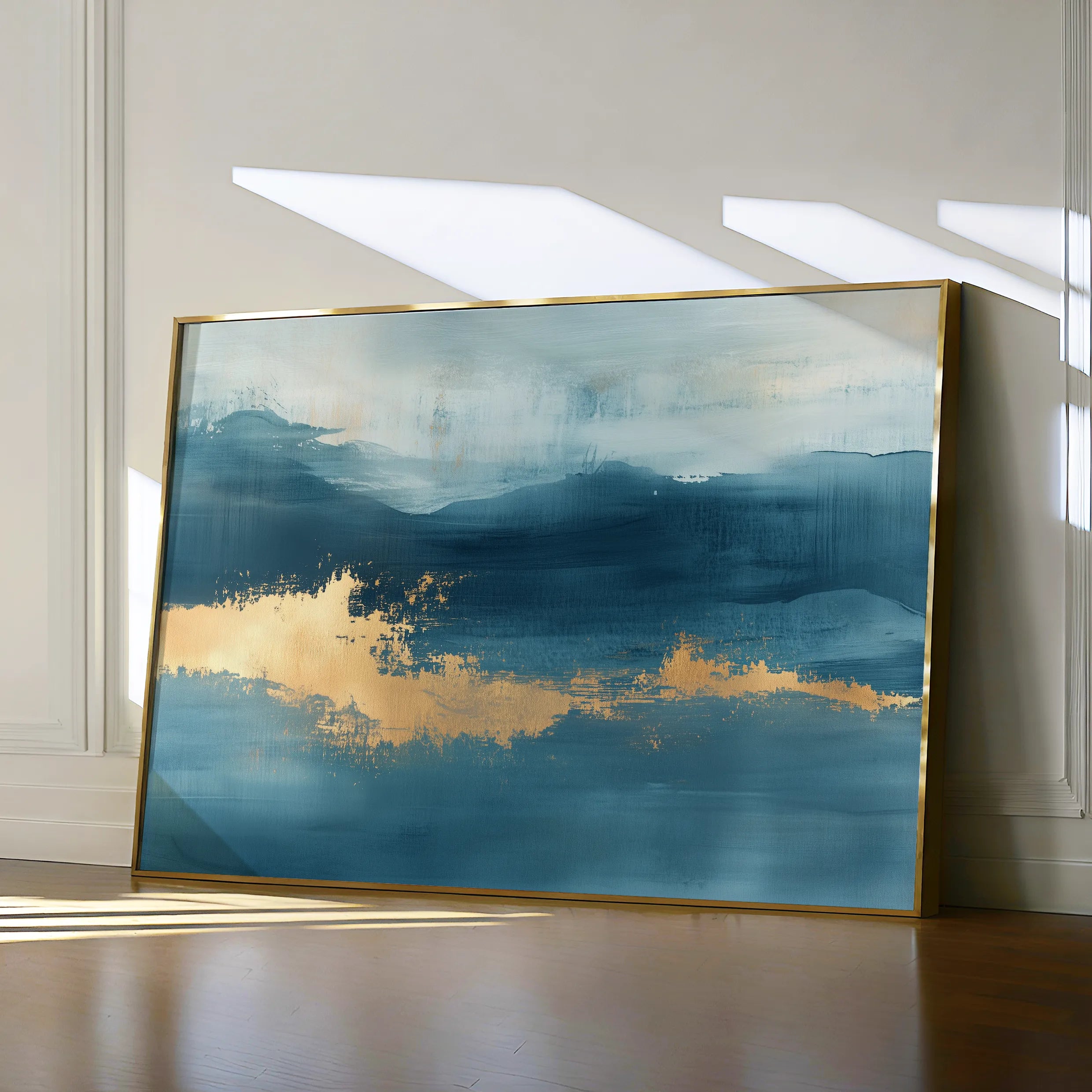 Abstract 296 Canvas Art 60 x 40 cm / Black