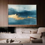 Abstract 296 Canvas Art 60 x 40 cm / Black