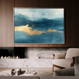 Abstract 296 Canvas Art 60 x 40 cm / Black
