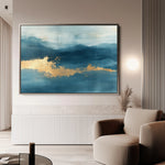 Abstract 296 Canvas Art 60 x 40 cm / Black