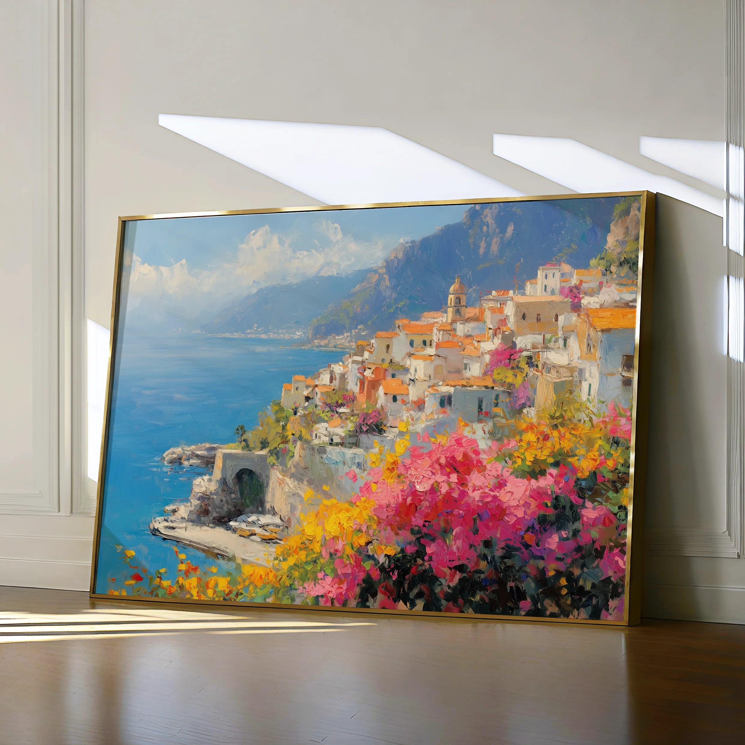 Landscape 296 Canvas Art 60 x 40 cm / Black