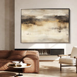 Abstract 297 Canvas Art 60 x 40 cm / Black