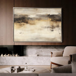 Abstract 297 Canvas Art 60 x 40 cm / Black