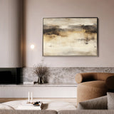 Abstract 297 Canvas Art 60 x 40 cm / Black
