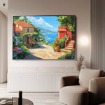 Landscape 297 Canvas Art 60 x 40 cm / Black