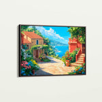 Landscape 297 Canvas Art 60 x 40 cm / Black