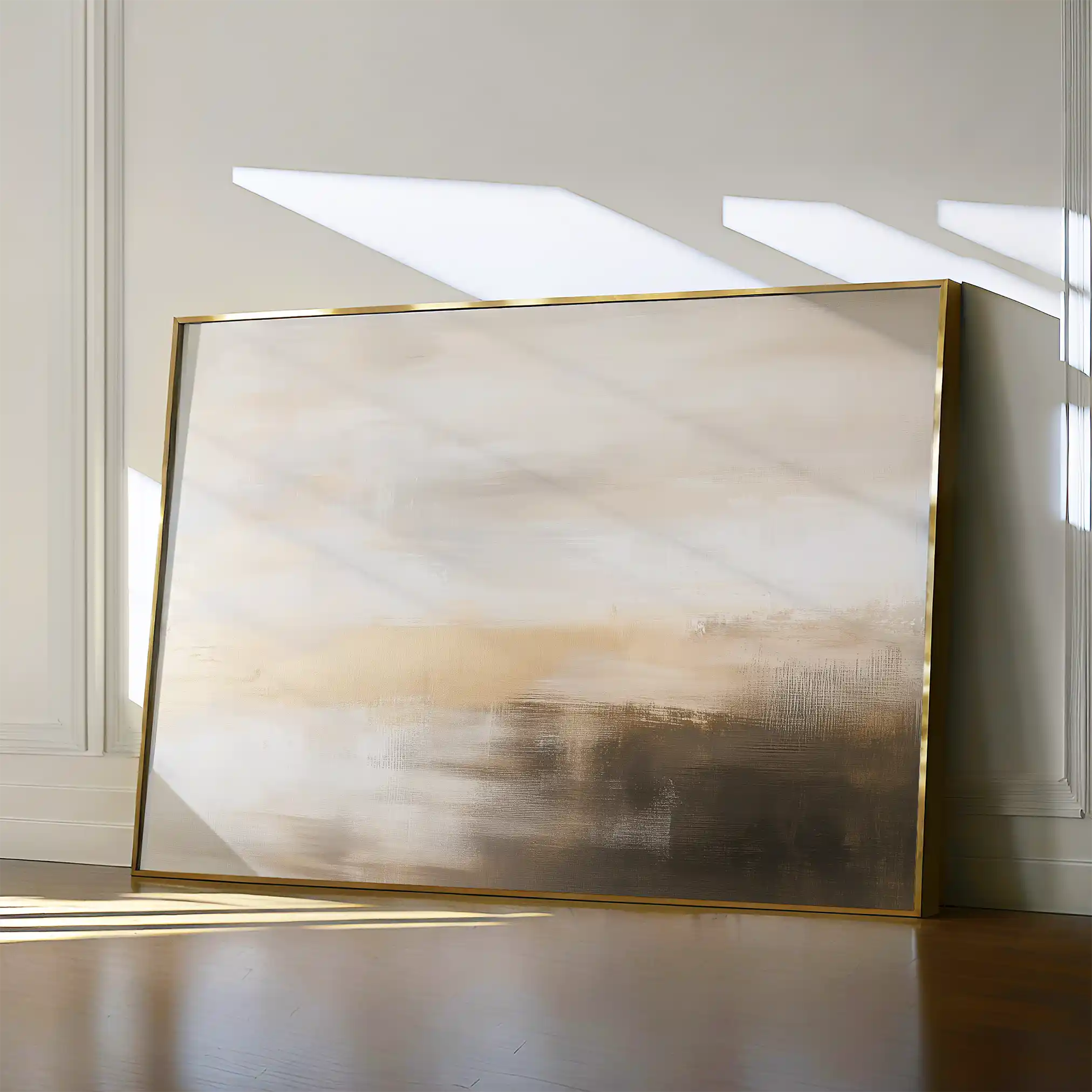 Abstract 298 Canvas Art 60 x 40 cm / Black