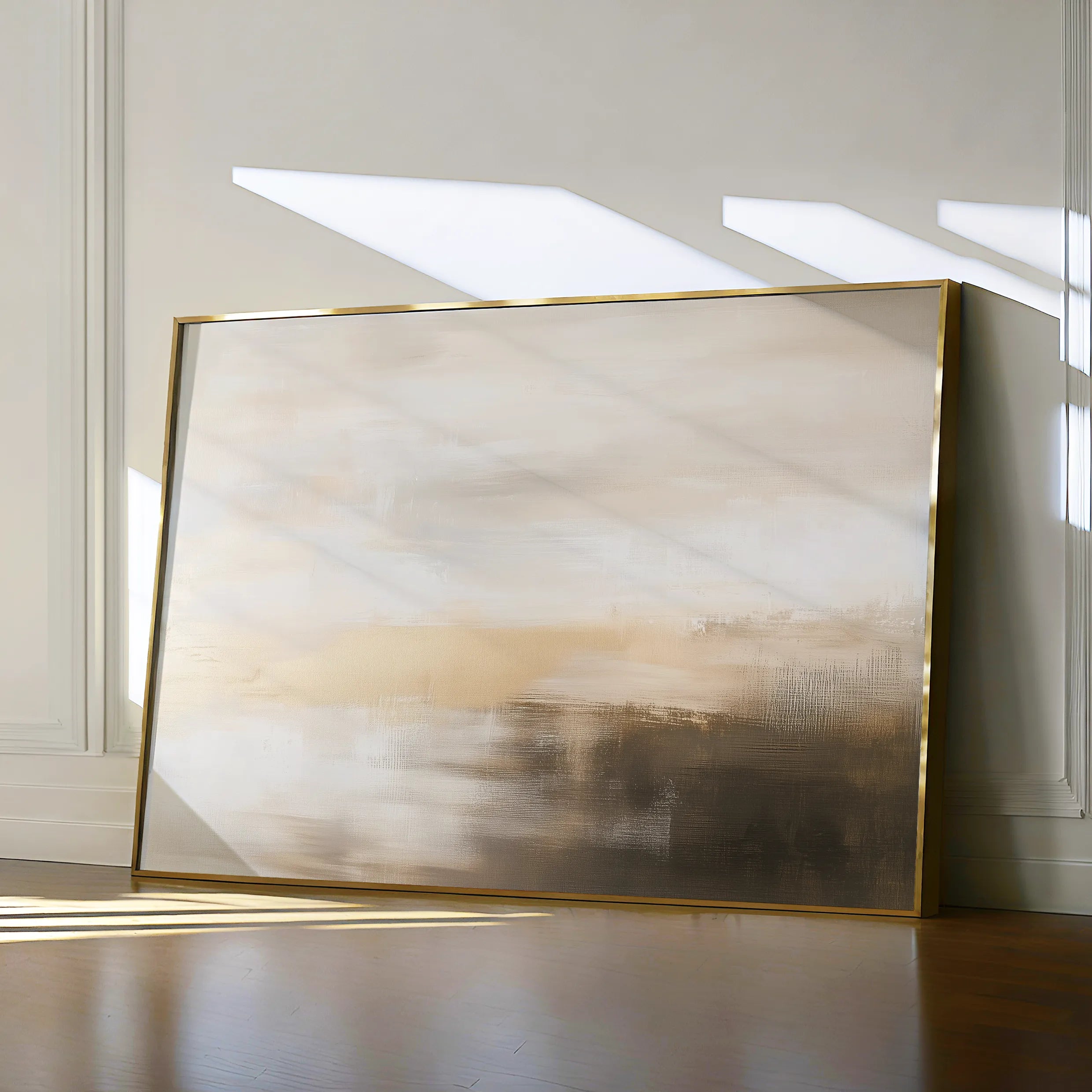 Abstract 298 Canvas Art 60 x 40 cm / Black