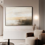 Abstract 298 Canvas Art 60 x 40 cm / Black