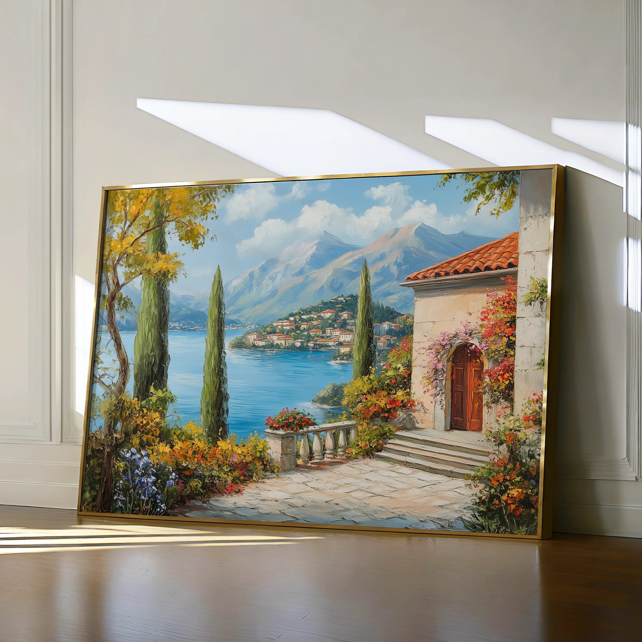 Landscape 298 Canvas Art 60 x 40 cm / Black