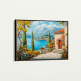 Landscape 298 Canvas Art 60 x 40 cm / Black