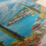 Landscape 298 Canvas Art 60 x 40 cm / Black