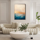 Abstract 299 Canvas Art 60 x 40 cm / Black