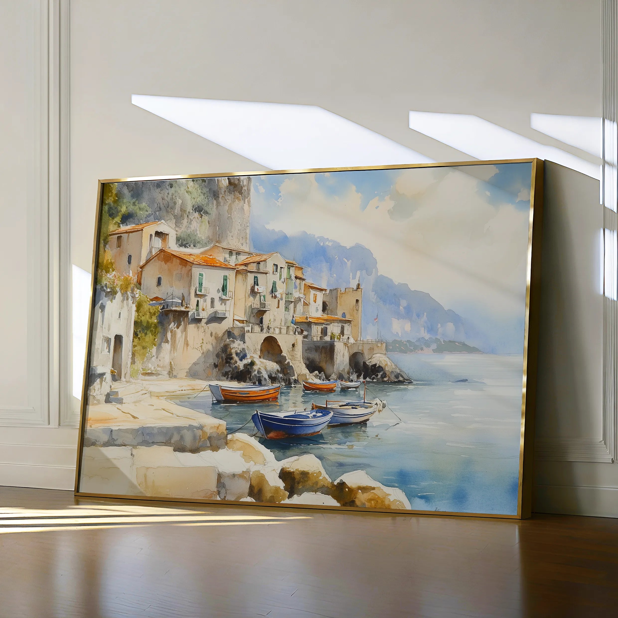 Landscape 299 Canvas Art 60 x 40 cm / Black