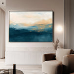 Abstract 300 Canvas Art 60 x 40 cm / Black