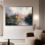 Landscape 300 Canvas Art 60 x 40 cm / Black