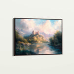 Landscape 300 Canvas Art 60 x 40 cm / Black