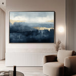 Abstract 301 Canvas Art 60 x 40 cm / Black