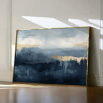 Abstract 301 Canvas Art 60 x 40 cm / Black