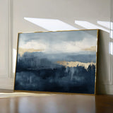 Abstract 301 Canvas Art 60 x 40 cm / Black