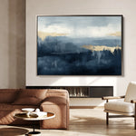 Abstract 301 Canvas Art 60 x 40 cm / Black
