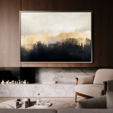 Abstract 302 Canvas Art 60 x 40 cm / Black
