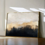 Abstract 302 Canvas Art 60 x 40 cm / Black