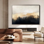 Abstract 302 Canvas Art 60 x 40 cm / Black