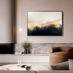 Abstract 302 Canvas Art 60 x 40 cm / Black