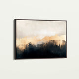 Abstract 302 Canvas Art 60 x 40 cm / Black