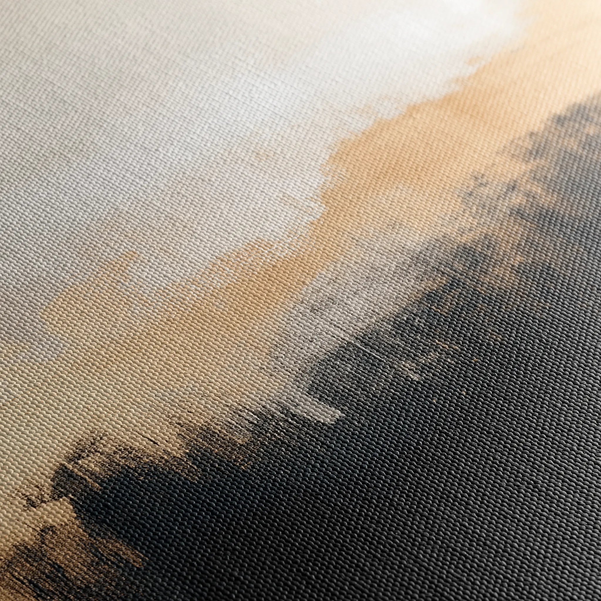 Abstract 302 Canvas Art 60 x 40 cm / Black