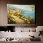 Landscape 302 Canvas Art 60 x 40 cm / Black