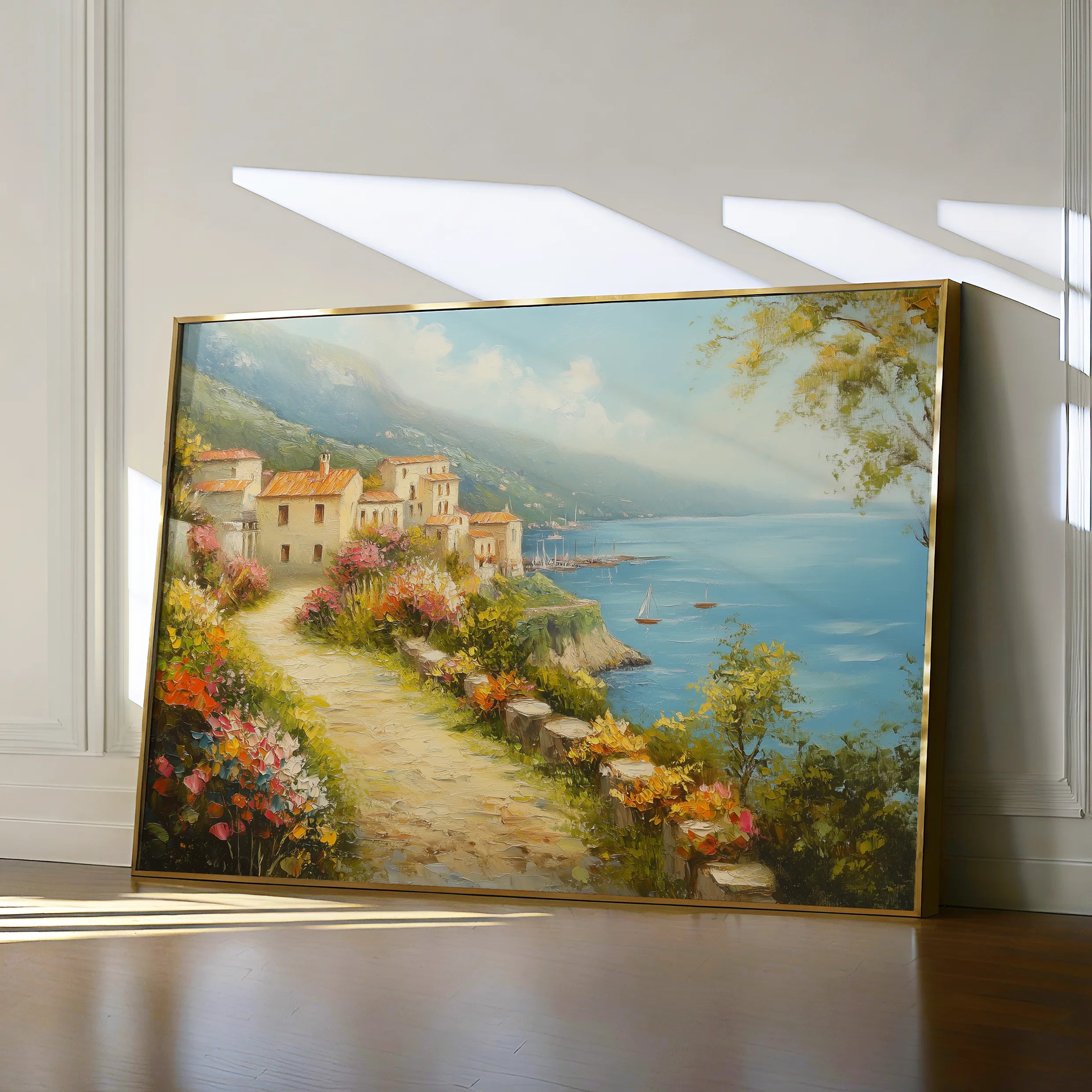 Landscape 302 Canvas Art 60 x 40 cm / Black