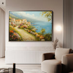 Landscape 302 Canvas Art 60 x 40 cm / Black