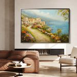 Landscape 302 Canvas Art 60 x 40 cm / Black