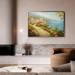 Landscape 302 Canvas Art 60 x 40 cm / Black