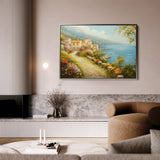 Landscape 302 Canvas Art 60 x 40 cm / Black