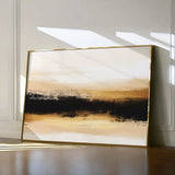 Abstract 303 Canvas Art 60 x 40 cm / Black