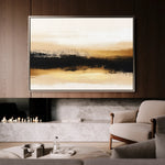 Abstract 303 Canvas Art 60 x 40 cm / Black