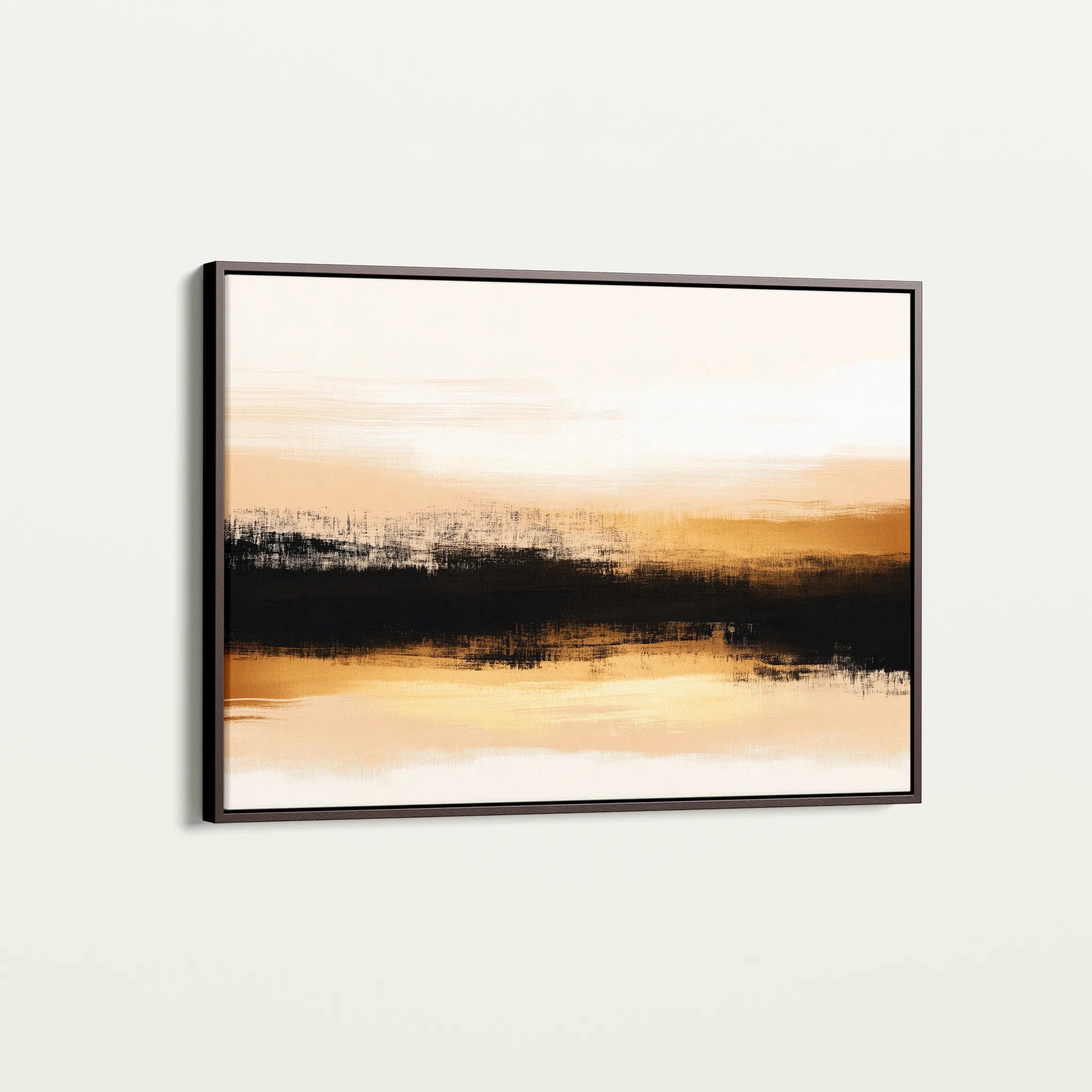 Abstract 303 Canvas Art 60 x 40 cm / Black